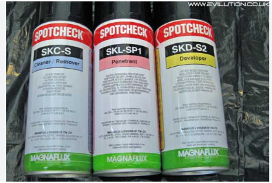 Magnaflux Dye Penetrant Testing Inspection Kit