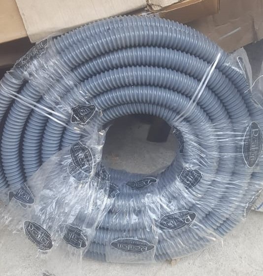 PVC DUCT HOSE PIPE GRAY 90 MM (EACH=METER)