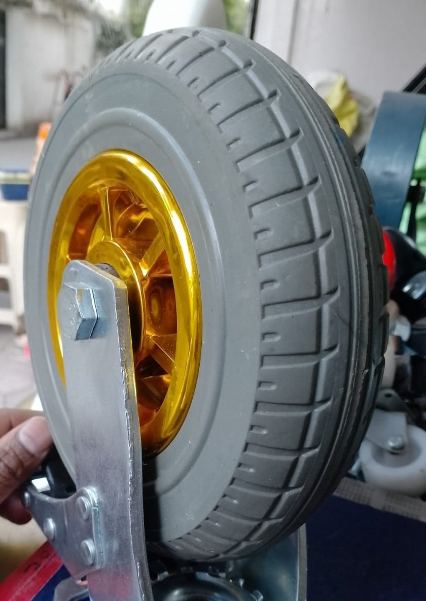 Rubber Trolly Wheel 5" Fix