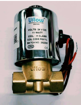 1/2" BSP NC SS304 SEMI LIFT DIAPHRAGM PERATED SOLENOID VALVE ROUND METALIC COIL 24V DC 11W LEAD WIRE Model No.: MCN-202FC1: RGI11L